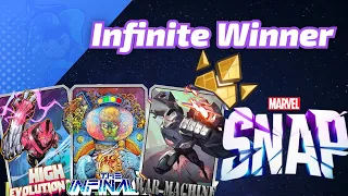 High Evolutionary War Machine is an INFINITE CONQUEST WINNER - Marvel SNAP Deck Highlight & Gameplay