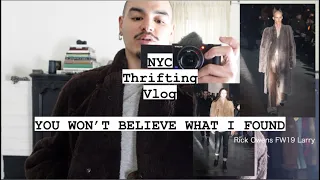 NYC Thrifting Vlog | YOU WON'T BELIEVE WHAT I FOUND ! | Ariel Rosado