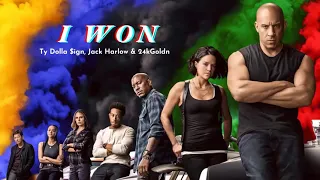 Vietsub | I Won - Ty Dolla $ign, Jack Harlow & 24kGoldn (F9: The Fast Saga OST) | Lyrics Video