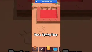 How To Trap Bots In Brawl Stars Map Maker #Shorts
