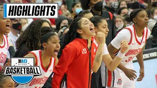Maryland at Ohio State | Big Ten Women's Basketball | Highlights | Jan. 20, 2022