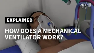 How a mechanical ventilator works | AFP