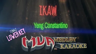 Ikaw | Yeng Constantino karaoke version ( female lower Key )