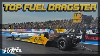 Top Fuel Dragster at Festival of Power 2023 - Santa Pod Raceway