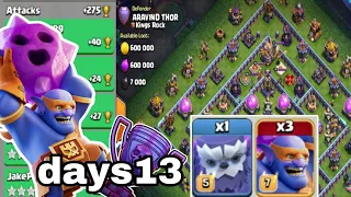 super bowler smash attack th15|legend league attacks October season days13|clash of clans