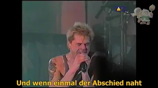 Die Toten Hosen - Bis zum bitteren Ende (live 1998 subtitulado/Untertitel/lyrics)