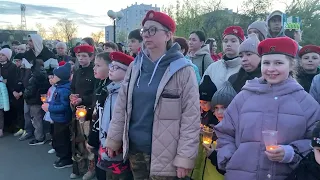 Акции «Спасибо!» и «Зажги свечу Памяти» в Шадринске