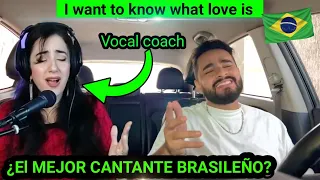 🔴GABRIEL HENRIQUE I want to know what love is reaction🎶VOCAL COACH reacts to GABRIEL HENRIQUE (SUBS)