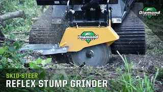 Skid-Steer Reflex Stump Grinder - Diamond Mowers