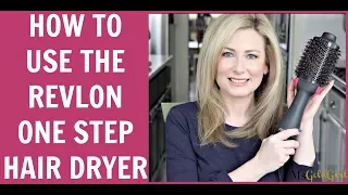 How To Use The Revlon One Step Hair Dryer | MsGoldgirl