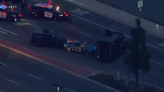 Police Standoff After Police Chase in LA Area