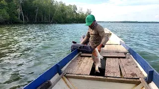 MENCARI SAMBARAN IKAN DIPINGGIRAN SUNGAI BESAR