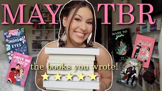 MAY TBR: the books YOU wrote 📖