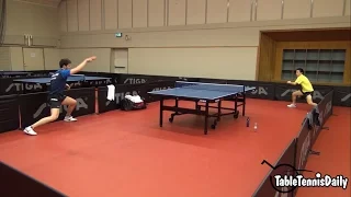 Dimitrij Ovtcharov Training at the Swedish Open 2016!