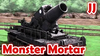 Germany's Monster Mortar of WW2 - The Karl Gerät Siege Mortar