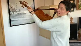 How to hold a Violoncello da Spalla