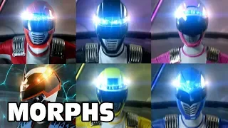 Operation Overdrive - All Ranger Morphs | Power Rangers Official