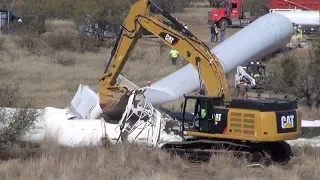 Fort Report Wind Turbine Demolition