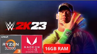 WWE 2K23 - RYZEN 3 3200G / VEGA 8 2GB / 16GB RAM DDR4