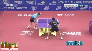 Table Tennis Chinese League 2016 - Yu Ziyang Vs Zhou Yu -
