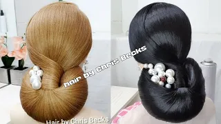 How To Do Bridal  Hairstyles. Updo For Wedding hair.