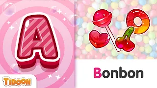 Apprends l'alphabet avec ABC BONBON⎢Comptine pour les enfants⎢Tidoon