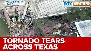 Multiple Injured, Widespread Damage After Tornado In Grapevine, Texas