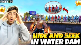 Hide And Seek In Water Dam🤣😨49 Adam Vs One Punch Man - Garena Free Fire