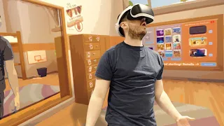 I Spent 24 Hours in a VR Chat Room (Virtual Reality World Challenge)