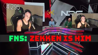 FNS reacts to SEN ZEKKEN saving the day | SEN VS NRG | Valorant