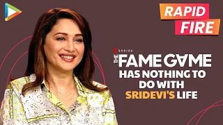 Madhuri Dixit: "If Shah Rukh Khan wasn't into acting, he would be..."| Rapid Fire | The Fame Game