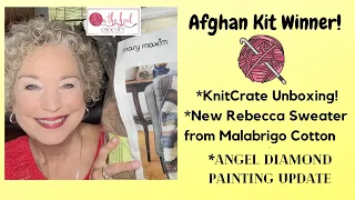 Afghan Kit Winner!  KnitCrate Unboxing -- Rebecca Sweater in Malabrigo Cotton -- On The Hook Crochet