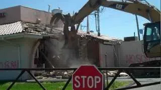 Taco Bell Demolition Begun 4 6 2012