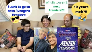 ASHISH CHANCHLANI | Avengers Endgame Premiere | Reaction !! | Indian American Vlogger