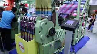 Kyang Yhe Needle Loom Machines ShanghaiTex 2019 (廣野織帶機上海展)