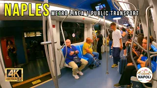 Naples Metro Linea 1 Public Transport (Municipio) 4K UHD #walkingtour #napoli2023 #transport