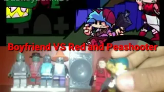 LEGO Friday Night Funkin y FNF Boyfriend VS Red and Peashooter Glitch