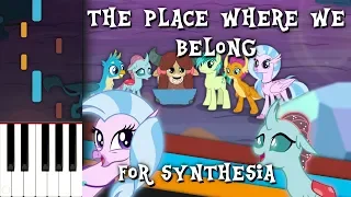 The Place Where We Belong - MLP:FIM - Synthesia [Piano Tutorial]