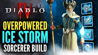 Diablo 4 - OVERPOWERED Ice Storm Sorcerer Build Guide! (Level 1-50+) Best Diablo 4 Sorcerer Build