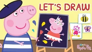 Peppa Pig  - Surprise Colouring - Dwaring for Kids | Learn With Peppa Pig