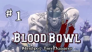 Blood Bowl 2 [GER] #1 - Nerdpol TreeHuggers vs Evil Talons (Dunkelelfen)