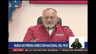 Rueda de prensa del PSUV con Diosdado Cabello, 22 de mayo de 2023