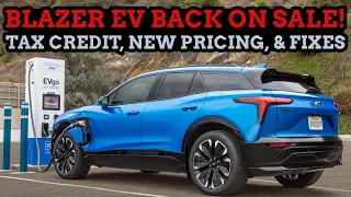 Chevrolet Blazer EV Is Back On Sale w/ Price Cuts & Software Fixes!