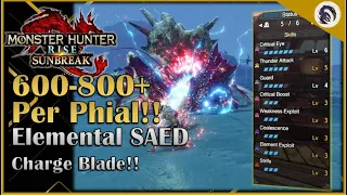 Elemental Charge Blade is BROKEN in Title Update 3!! No Dereliction Build [MHR: Sunbreak]