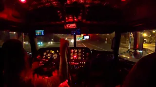 ASMR - 3. Night Time ASMR Drive. Strait Pipes And A Little CB Chatter