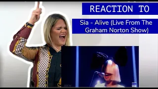 Voice Teacher Reacts to Sia sings Alive (Best Performance) (Live From The Graham Norton Show)