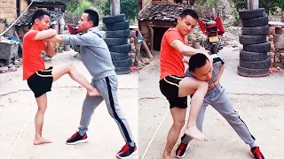 🔥Kung Fu Iron Man's Self-defense Moves Show, Don't Try It At Home | Muscle Battleking