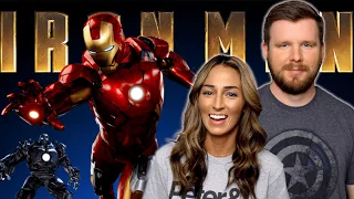My girlfriend watches Iron Man for the FIRST time || MCU Phase 1