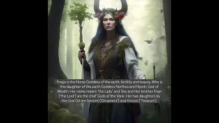 Freyja the Norse Goddess #wisdom #trendingshorts #art #vikings #mythology #viral #warriors #beauty