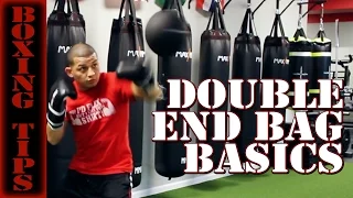 How To: Hit A Double End Bag - Boxing Tips For BEGINNERS (Learn To Box AT HOME)